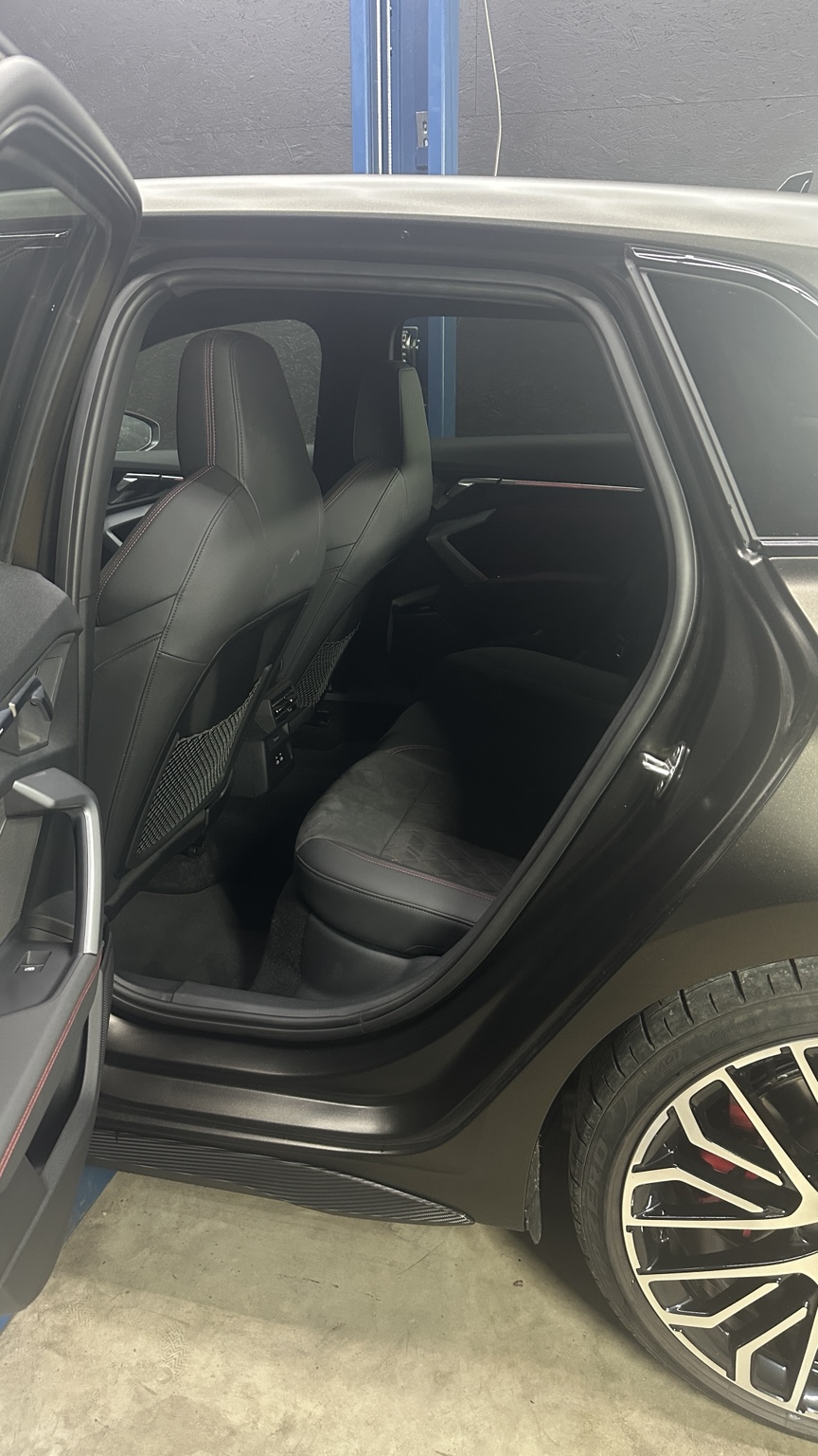 Détail de finition intérieure de l’Audi