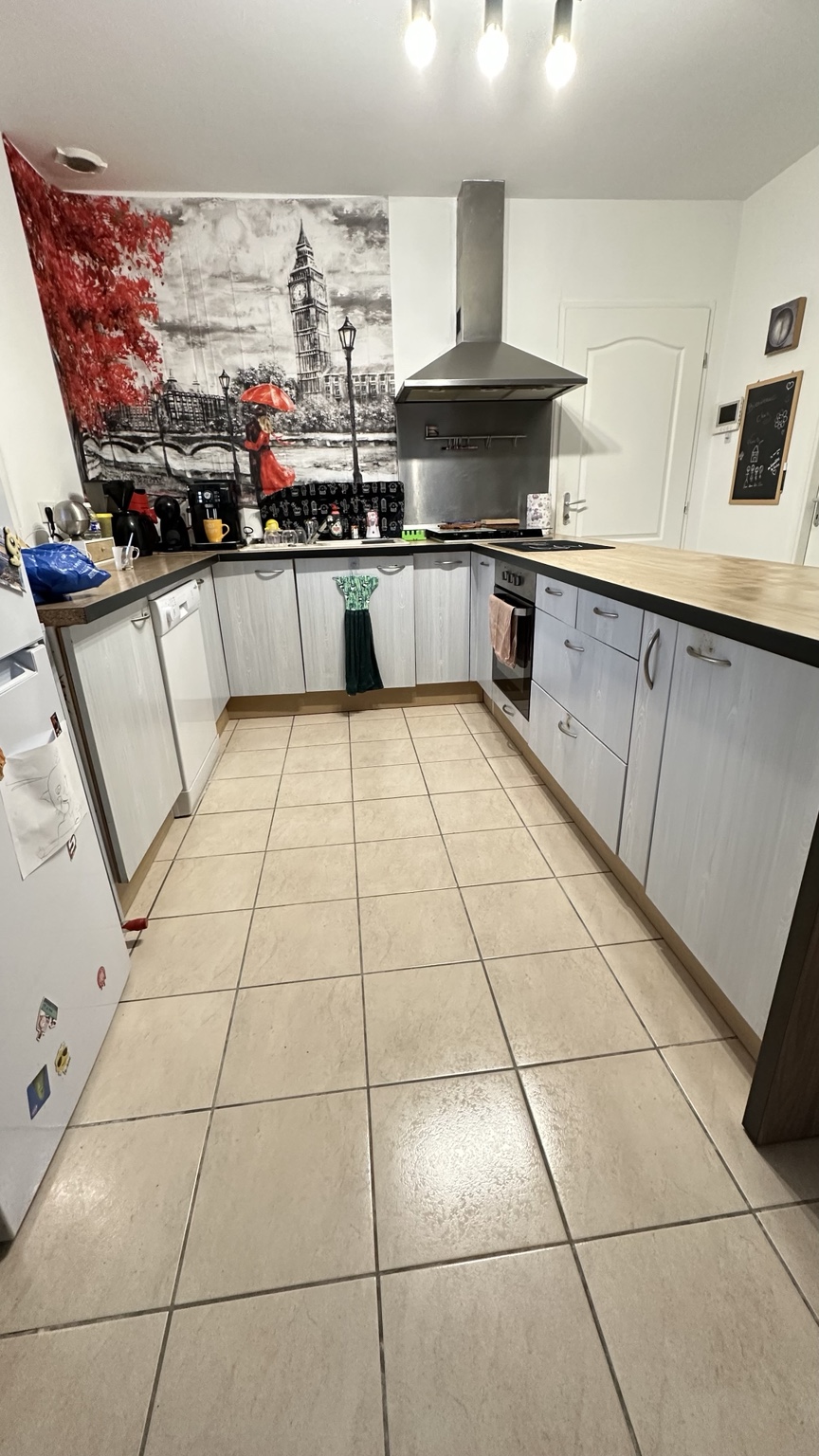 Cuisine avant sa rénovation par covering mobilier