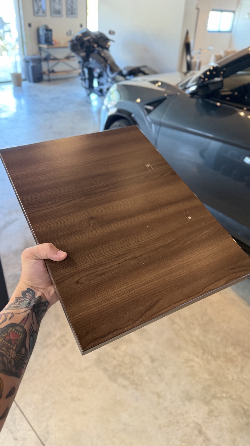 Ancienne finition bois du mobilier